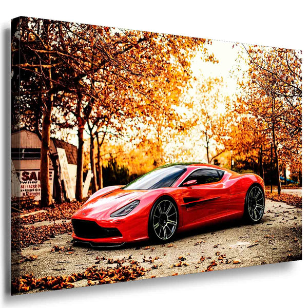 Aston Martin Leinwandbild AK Art Bilder Mehrfarbig Wandbild TOP XXL Geschenk Auto