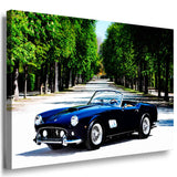 Ferrari 250 Auto Leinwandbild AK Art Bilder Mehrfarbig Wandbild Auto