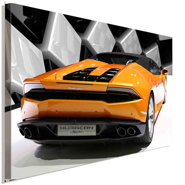 Lamborghini Huracan Spyder Leinwandbild AK Art Bilder Mehrfarbig Wandbild Auto