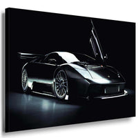 Lamborghini Sport 90er Leinwandbild LaraArt Bilder Mehrfarbig Kunstdruck Auto