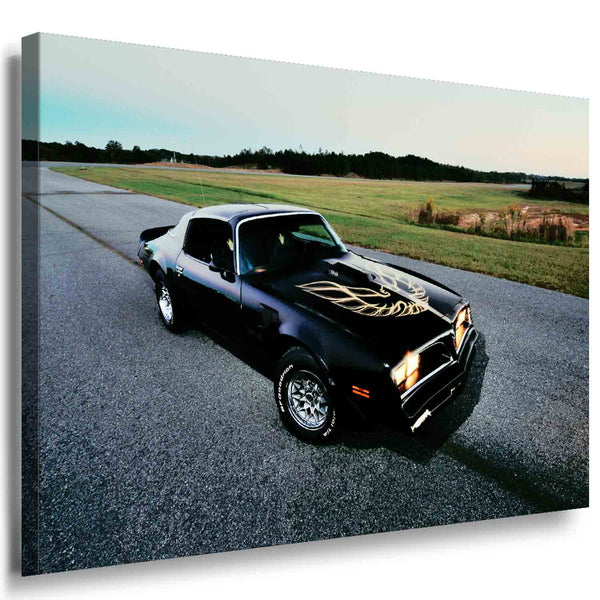 Pontiac Firebird Leinwandbild AK Art Bilder Mehrfarbig Wandbild TOP Geschenk XXL Auto