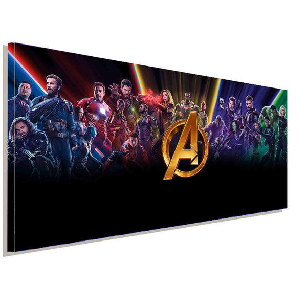 Avenger Marvel Leinwandbild AK ART Kunstdruck Wandbild Wanddeko Panorama TOP XXL