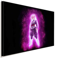 Black Goku Dragon Ball Super Leinwandbild AK ART Kunstdruck Wandbild Wanddeko