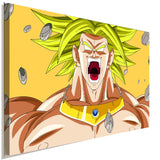 Broly Dragonball Super Leinwandbild AK ART Kunstdruck Wandbild Mehrfarbig FANART