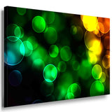 Bubbles Leinwandbild AK Art Bilder Mehrfarbig Wandbild Made in Germany TOP XXL Abstrakt