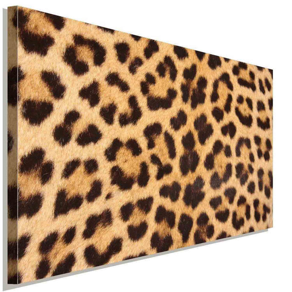 Leopardenfell Leinwandbild AK Art Bilder Wanddeko Wandbild Made in Germany XXL Abstrakt