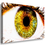 Auge green eye Leinwandbild AK Art Bilder Mehrfarbig Wandbild TOP XXL Kunstdruck Abstrakt