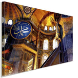 Hagia-Sophia Istanbul Islam Cami Leinwandbild AK ART Wanddeko Wandbild XXL TOP