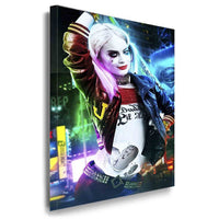 Harley Quinn Art Leinwandbild AK ART Wanddeko Wandbild Kunstdruck Geschenk