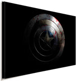 Captain America Schild Marvel Avengers Leinwandbild AK ART Kunstdruck Wandbild Wanddeko