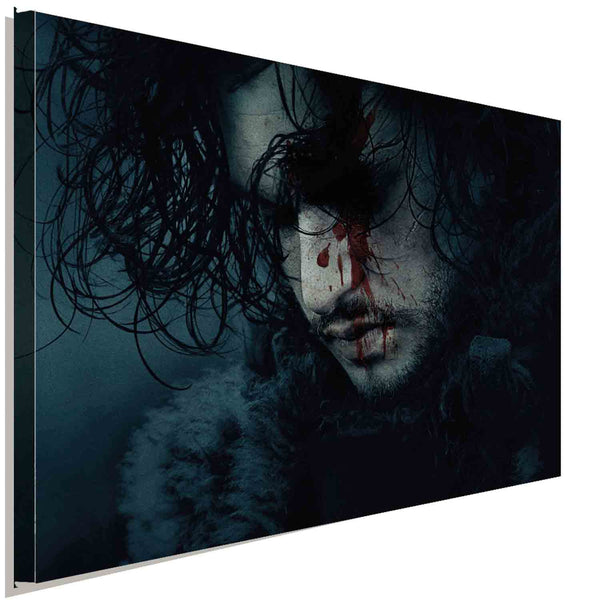 Gmae of Thrones Jon Snow Leinwandbild AK ART Kunstdruck Wandbild Wanddeko XXL