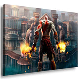 God of War Game Leinwandbild / LaraArt Bilder / Leinwand Bild + Mehrfarbig + ...