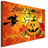 Happy Halloween Kürbis Leinwandbild AK Art Bilder Wanddeko Wandbild Kunstdruck