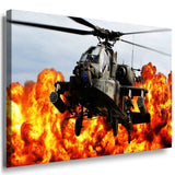 Hubschrauber Game Leinwandbild AK Art Bilder Mehrfarbig Wandbild TOP Geschenkide