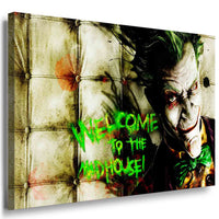 Joker Leinwandbild LaraArt Bilder Mehrfarbig Wandbild FANART XXL WANDDEKO