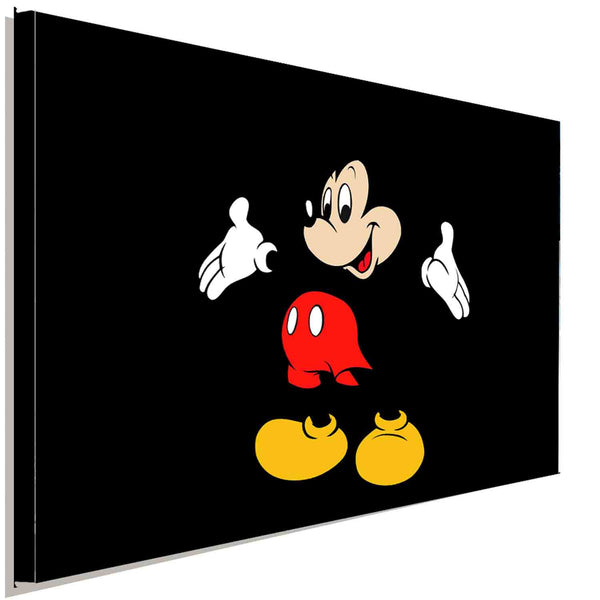 Micky Maus II Leinwandbild AK ART Kunstdruck Wandbild Wanddeko Mehrfarbig XXL