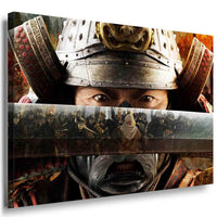 Shogun Japan Game Leinwandbild AK Art Bilder Mehrfarbig Wandbild Geschenk XXL