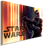 Star Wars Stormtrooper Black Leinwandbild AK Art Studio Wanddeko Wandbild