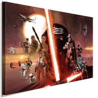 Star Wars The Force Awakens Leinwandbild AK ART Kunstdruck Wandbild Wanddeko XXL