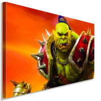 Warcraft WoW Thrall Ork Leinwandbild AK Art Studio Wanddeko Wandbild