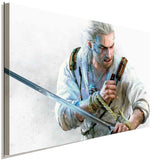 The Witcher III Leinwandbild AK ART Kunstdruck Wandbild Wanddeko Mehrfarbig XXL