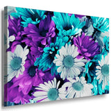 Bild Geschenk Blumen 1 Leinwandbild AK ART Wanddeko Wandbild Made in Germany XXL