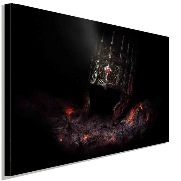 Dark Souls Crown of the Old Iron King Leinwandbild AK Art Studio Wanddeko XXL