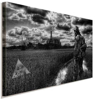 Prypjat Stalker Zone Art Leinwandbild AK Art Bilder Wanddeko Wandbild Kunstdruck