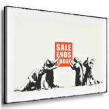 Sale ends today Leinwandbild AK Art Bilder / Leinwand Mehrfarbig Streetart XXL