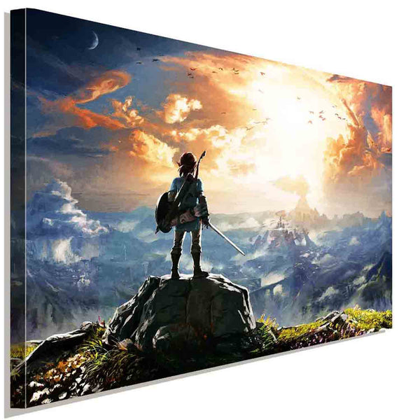 The Legend of Zelda 2 Leinwandbild Mehrfarbig AK ART Wanddeko Wandbild TOP XXL