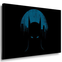 Batman Schwarz Maske Leinwandbild / LaraArt Bilder / Leinwand Bild + Mehrfarb...