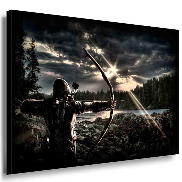 Game Held Jagt Leinwandbild / LaraArt Bilder / Leinwand Bild + Mehrfarbig + K...