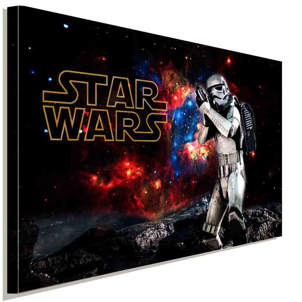 Star Wars Galaxie Stormtrooper Leinwandbild AK ART Bilder Wanddeko Wandbild TOP