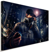 Watch Dogs Leinwandbild AK Art Studio Wanddeko Wandbild Premium Kunstdruck XXL