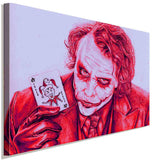 joker Zeichnung Abstrakt Leinwandbild AK Art Bilder Wanddeko Wandbild Kunstdruck