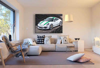 Porsche Leinwandbild AK ART Kunstdruck Mehrfarbig Wandbild Wanddeko TOP XXL Auto