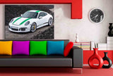 Porsche Leinwandbild AK ART Kunstdruck Mehrfarbig Wandbild Wanddeko TOP XXL Auto