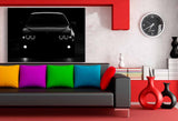 BMW Nacht Leinwandbild / AK ART / Auto + Mehrfarbig + Kunstdruck TOP