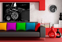 Bentley Leinwandbild / AK Art Bilder / Auto + Mehrfarbig TOP Wandbild