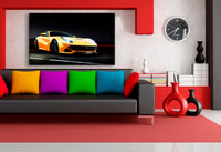 Ferrari f12 Auto Leinwandbild AK Art Bilder Mehrfarbig Wandbild TOP XXL Geschenk