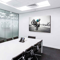 Bike Motorrad Leinwandbild AK Art Bilder Mehrfarbig Wandbild FANART TOP XXL