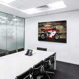 Mv Agusta F4 Leinwandbild AK Art Bilder Mehrfarbig Wandbild TOP BIKE XXL