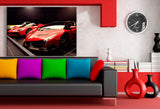 Lamborghini / Ferrari Leinwandbild AK Art Bilder Mehrfarbig Wandbild TOP AUTO