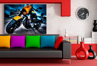 Intruder Bike Leinwandbild AK Art Bilder Mehrfarbig Wandbild TOP XXL