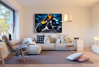 Intruder Bike Leinwandbild AK Art Bilder Mehrfarbig Wandbild TOP XXL