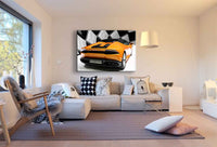 Lamborghini Huracan Spyder Leinwandbild AK Art Bilder Mehrfarbig Wandbild Auto
