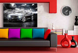 Chevrolet Camaro Schwarz Leinwandbild AK Art Studio Wanddeko Wandbild Auto