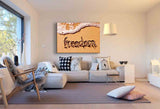 Freedom Leinwandbild AK Art Bilder Mehrfarbig Wandbild Made in Germany TOP XXL