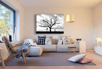 Horror Baum Leinwandbild LaraArt Studio Wanddeko Wandbild Kunstdruck TOP Abstrakt