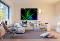 Lichtspiel Leinwandbild / Abstrakt AK Art Bilder / Leinwand Bild + TOP XXL